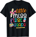 [100% Cotton] Little Miss First Grade Shirt Back School 1st Grader T-Shirts, Hoodie, Sweatshirt - T-Shirt, Sweatshirt, Hoodie