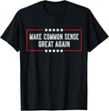 100% Cotton Let'S Make Common Sense Great Again Funny Common Sense T-Shirts, Hoodie, Sweatshirt - T-Shirt, Sweatshirt, Hoodie