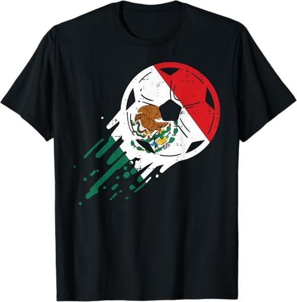 [100% Cotton]Mexico Flag Soccer Ball Mexican Football Fan T-Shirts, Hoodie, Sweatshirt - T-Shirt, Sweatshirt, Hoodie
