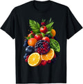 [100% Cotton]Mix Fruit Orange Grapes Kiwi Strawberry Blueberry T-Shirts, Hoodie, Sweatshirt - T-Shirt, Sweatshirt, Hoodie