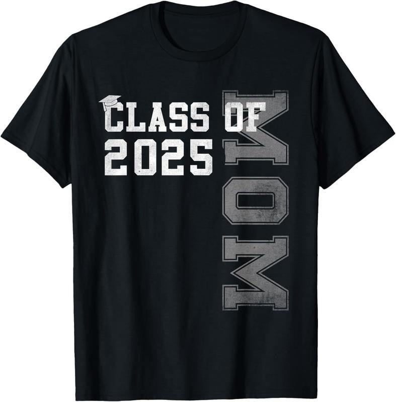 100% Cotton Mom Senior 2025 Proud Mom Class 2025 Graduate Mother T-Shirts, Hoodie, Sweatshirt - T-Shirt, Sweatshirt, Hoodie