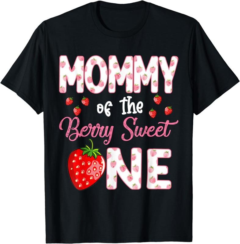 [100% Cotton]Mommy Berry Sweet One Strawberry First T-Shirts, Hoodie, Sweatshirt - T-Shirt, Sweatshirt, Hoodie