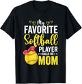100% Cotton My Favorite Softball Player Calls Me Mom Softball Lover T-Shirts, Hoodie, Sweatshirt - T-Shirt, Sweatshirt, Hoodie