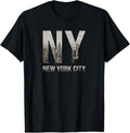 100% Cotton NYC Skylines New York City That Never Sleeps T-Shirts, Hoodie, Sweatshirt - T-Shirt, Sweatshirt, Hoodie