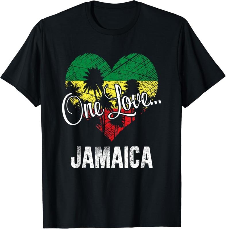 100% Cotton One Love Jamaica! Caribbean Vacation T-Shirts, Hoodie, Sweatshirt - T-Shirt, Sweatshirt, Hoodie