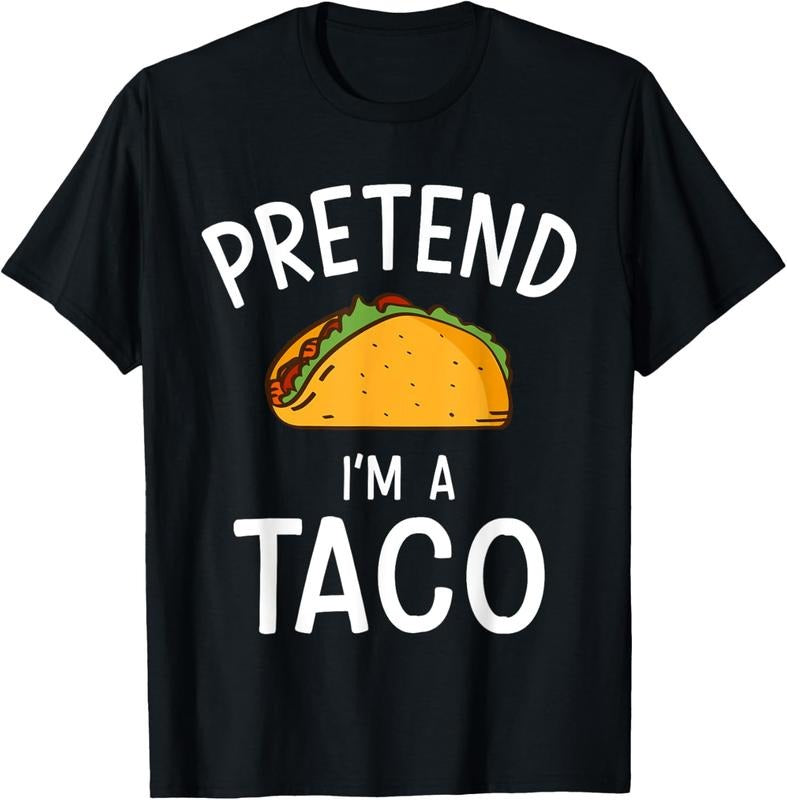 100% Cotton Pretend Im Taco Easy Lazy Costume Halloween Party T-Shirts, Hoodie, Sweatshirt - T-Shirt, Sweatshirt, Hoodie