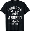 100% Cotton Promoted Abuelo Again Est 2025 Pregnancy Announcement T-Shirts, Hoodie, Sweatshirt - T-Shirt, Sweatshirt, Hoodie