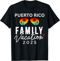 100% Cotton Puerto Rico Family Vacation 2025 Beach Summer Trip Matching T-Shirts, Hoodie, Sweatshirt - T-Shirt, Sweatshirt, Hoodie