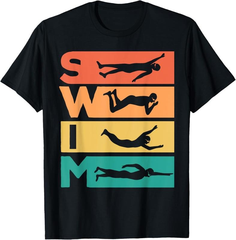 100% Cotton Retro Vintage Swimming Swimmers T-Shirts, Hoodie, Sweatshirt - T-Shirt, Sweatshirt, Hoodie