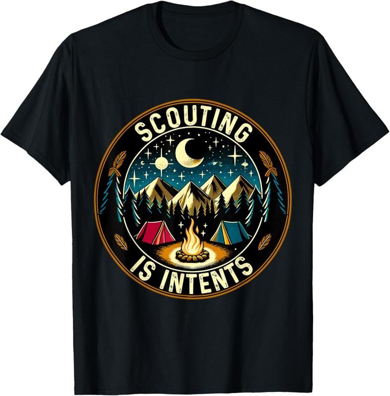 100% Cotton Scouting Is Intents Scout Camper Camping T-Shirts, Hoodie, Sweatshirt - T-Shirt, Sweatshirt, Hoodie