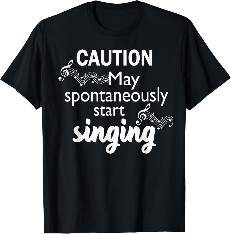 100% Cotton Singing Music Lover Caution May Start Singing T-Shirts, Hoodie, Sweatshirt - T-Shirt, Sweatshirt, Hoodie