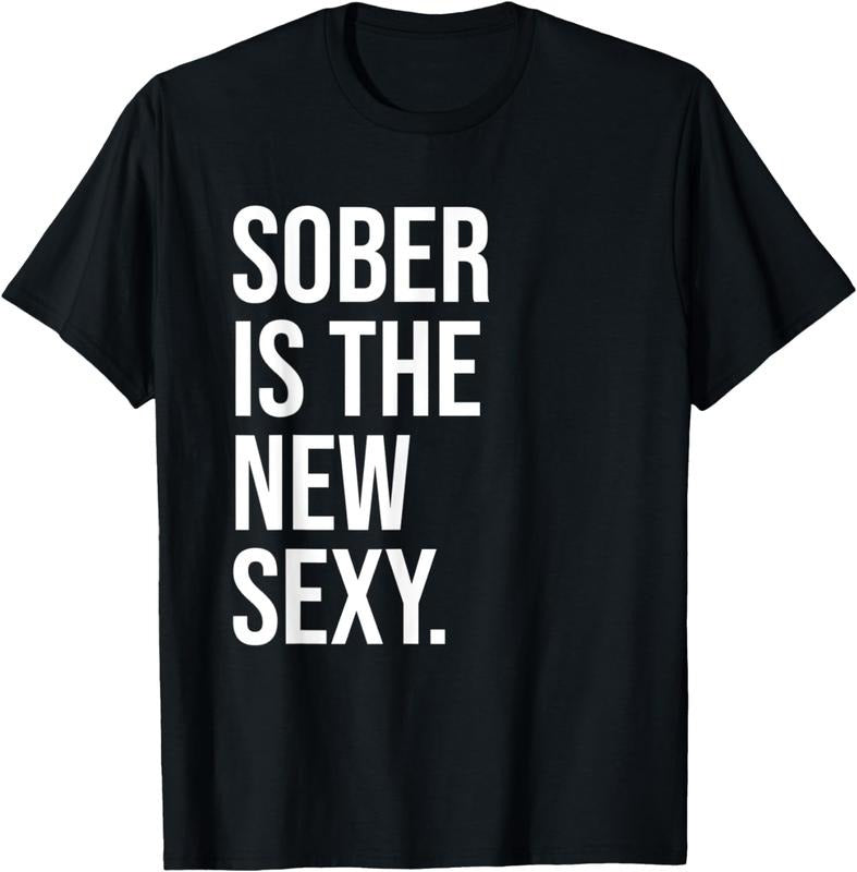 [100% Cotton]Sober Is New Sexy Shirt Sober AF Shirts Sober Proud T-Shirts, Hoodie, Sweatshirt - T-Shirt, Sweatshirt, Hoodie