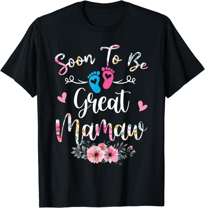 [100% Cotton]Soon Be Great Mamaw Flower T-Shirts, Hoodie, Sweatshirt - T-Shirt, Sweatshirt, Hoodie