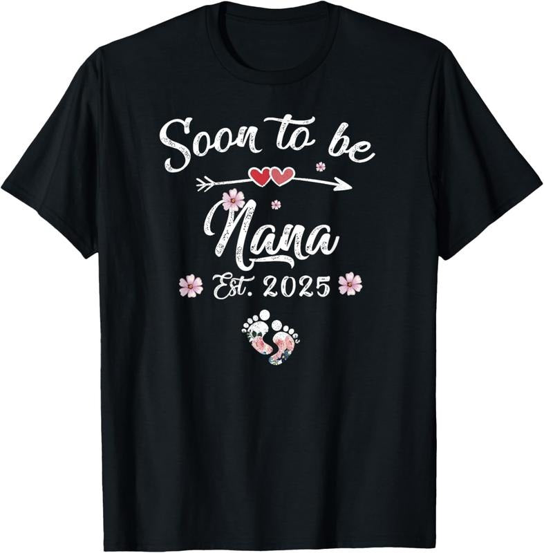 100% Cotton Soon Be Nana 2025 First Time Nana T-Shirts, Hoodie, Sweatshirt - T-Shirt, Sweatshirt, Hoodie