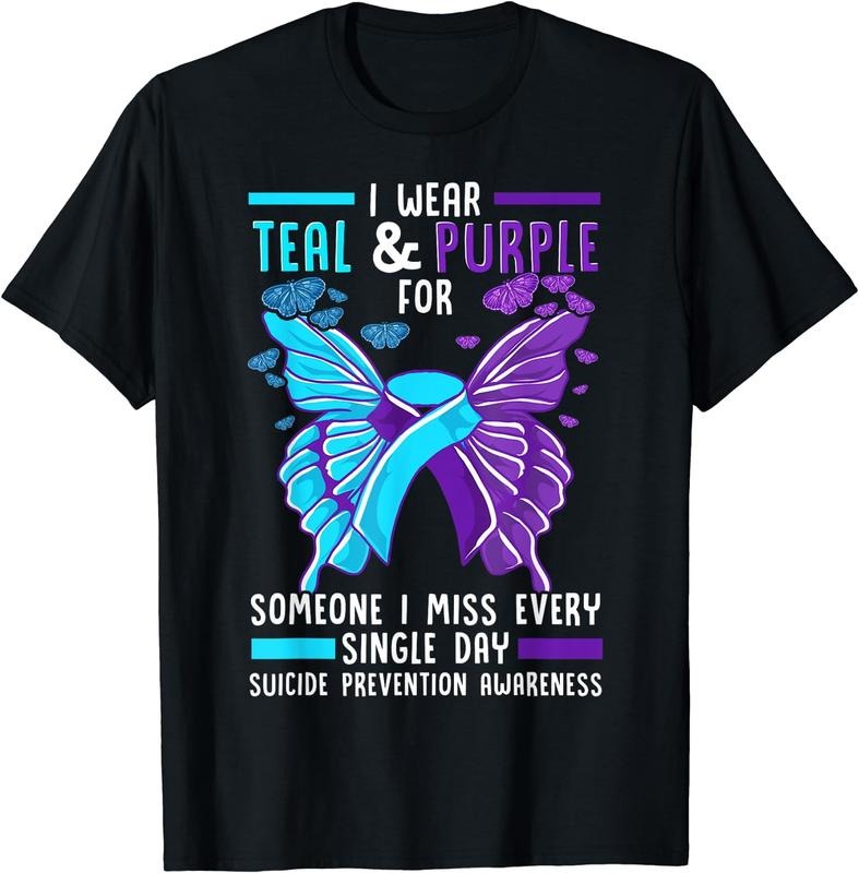 [100% Cotton]Suicide Prevention Shirt Suicide Awareness Ribbon Support T-Shirts, Hoodie, Sweatshirt - T-Shirt, Sweatshirt, Hoodie