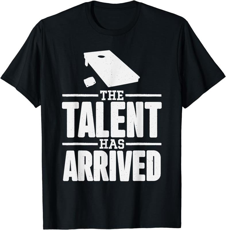 [100% Cotton] Talent Has Arrived Funny Cornhole Cornhole Grandpa T-Shirts, Hoodie, Sweatshirt - T-Shirt, Sweatshirt, Hoodie