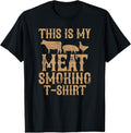 100% Cotton This Is My Meat Smoking BBQ Vintage T-Shirts, Hoodie, Sweatshirt - T-Shirt, Sweatshirt, Hoodie