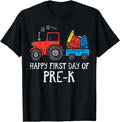 [100% Cotton]Tractor Happy First Day Pre K Prek School Farm Truck T-Shirts, Hoodie, Sweatshirt - T-Shirt, Sweatshirt, Hoodie