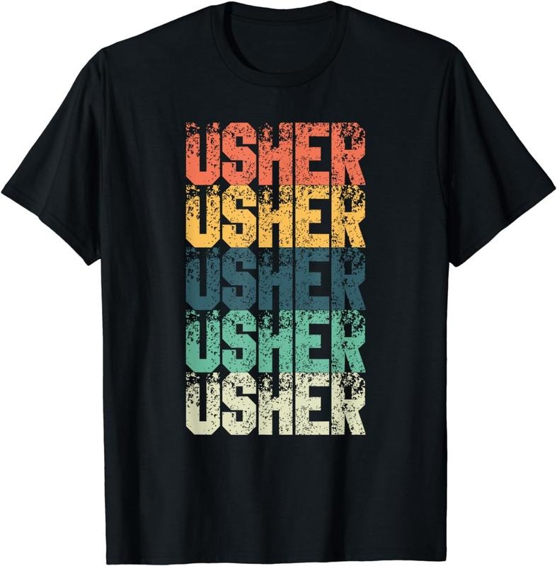 [100% Cotton]Usher Retro Ushers T-Shirts, Hoodie, Sweatshirt - T-Shirt, Sweatshirt, Hoodie