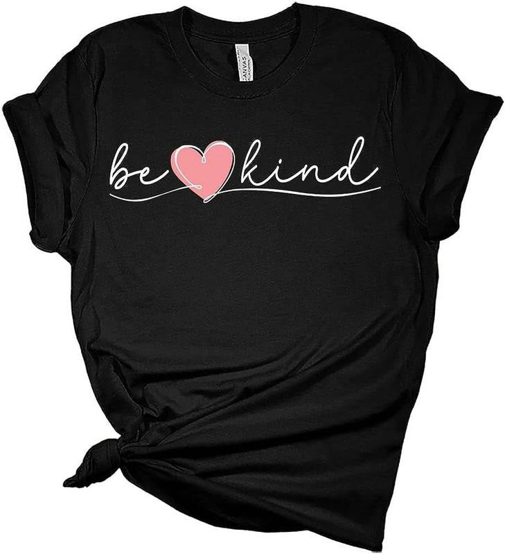 [100% Cotton] Be Kind Shirt Casual Cute Teacher Spring Short Sleeve Plus Size Summer Tops T-Shirts, Hoodie, Sweatshirt - T-Shirt, Sweatshirt, Hoodie