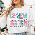 12 New Chapters 365 New Chances New Year 2025 Shirt Happy New Year 2025 New Year Crew 2025 Shirt T-Shirts, Hoodie, Sweatshirt - T-Shirt, Sweatshirt, Hoodie
