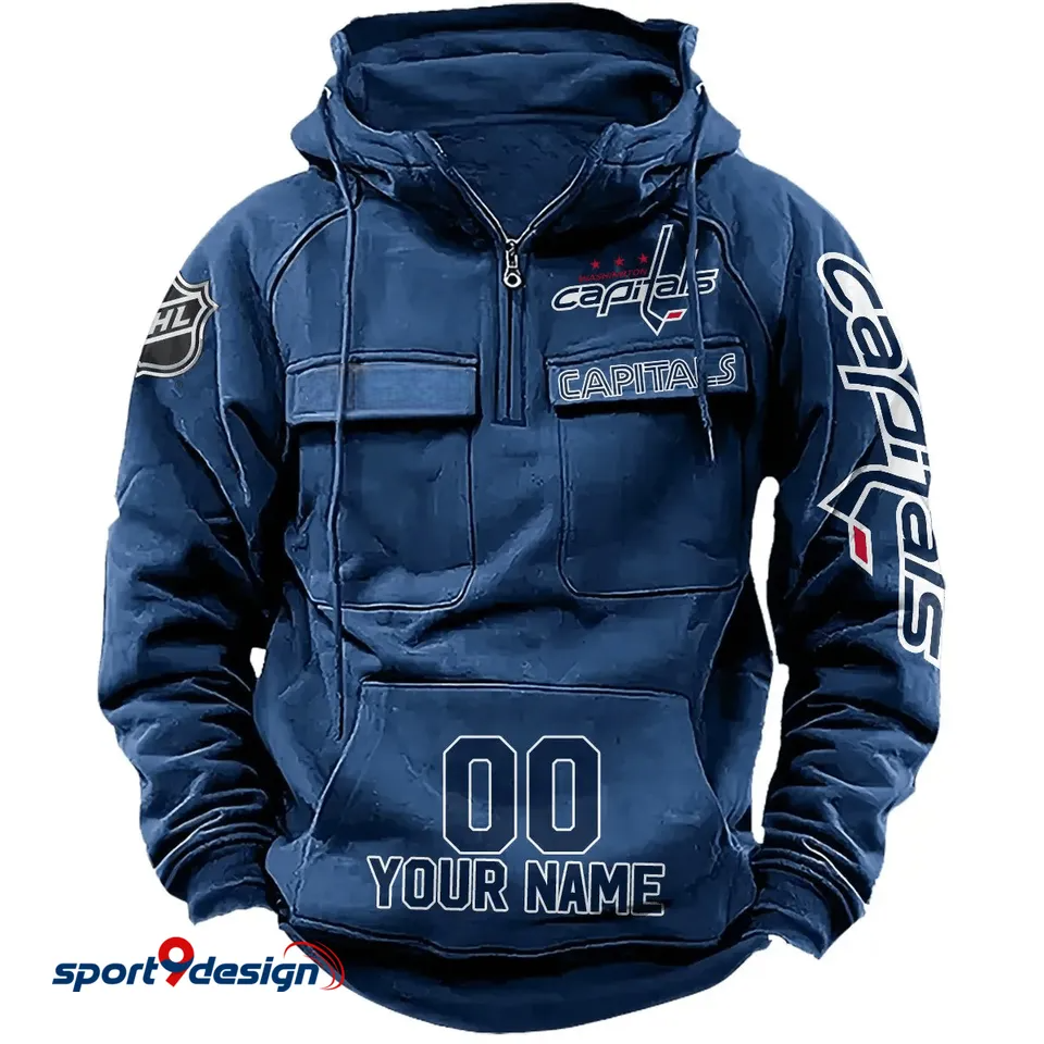 Washington Capitals Vintage Men Hoodie AZVMHD289 - Sport9Design Unisex T-shirt, Sweatshirt, Hoodie, Long Sleeve Tee - T-Shirt, Sweatshirt, Hoodie