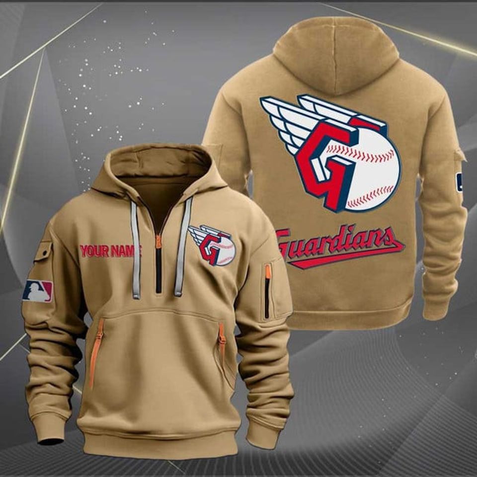 Clevelan Guardians Custom Baseball Team Quarter Zip Hoodie Unisex T-shirt, Sweatshirt, Hoodie, Long Sleeve Tee - T-Shirt, Sweatshirt, Hoodie