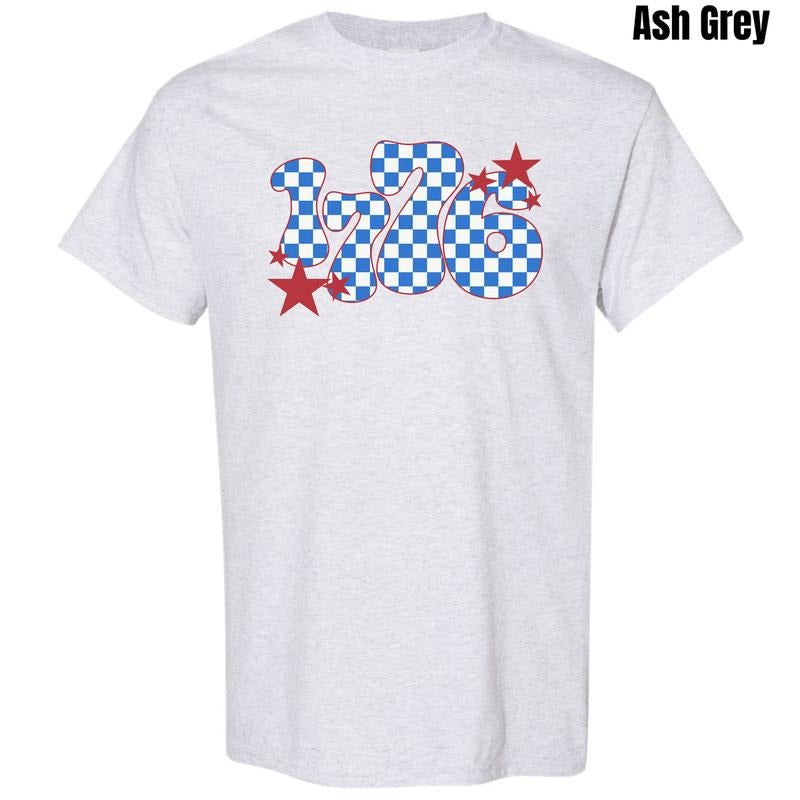 1776 Blue Checker Gildan Short Sleeve 'NLB' T-Shirts, Hoodie, Sweatshirt - T-Shirt, Sweatshirt, Hoodie