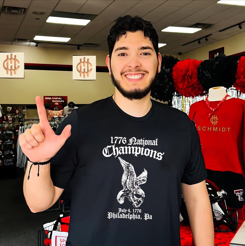 1776 National Champions July 4 1776 Philedelphia Pa Shirt Unisex T-shirt, Sweatshirt, Hoodie, Long Sleeve Tee - T-Shirt, Sweatshirt, Hoodie