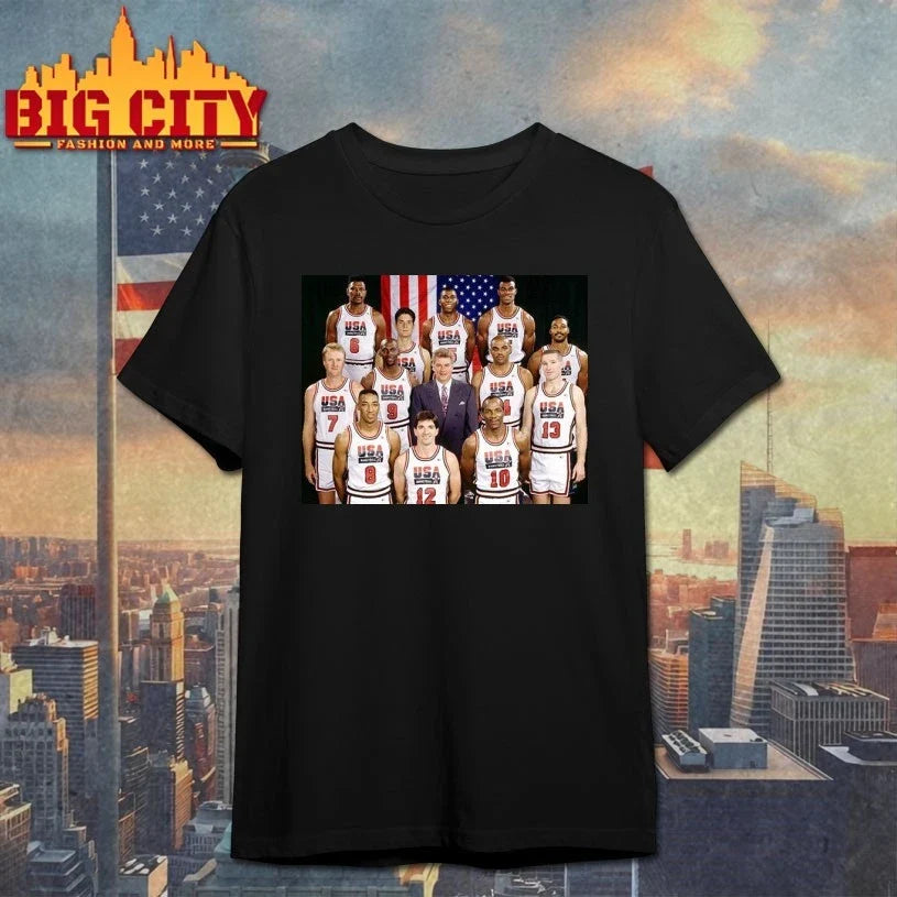 1992 Dream Team American Basketball Poster shirt Unisex T-shirt, Sweatshirt, Hoodie, Long Sleeve Tee - T-Shirt, Sweatshirt, Hoodie
