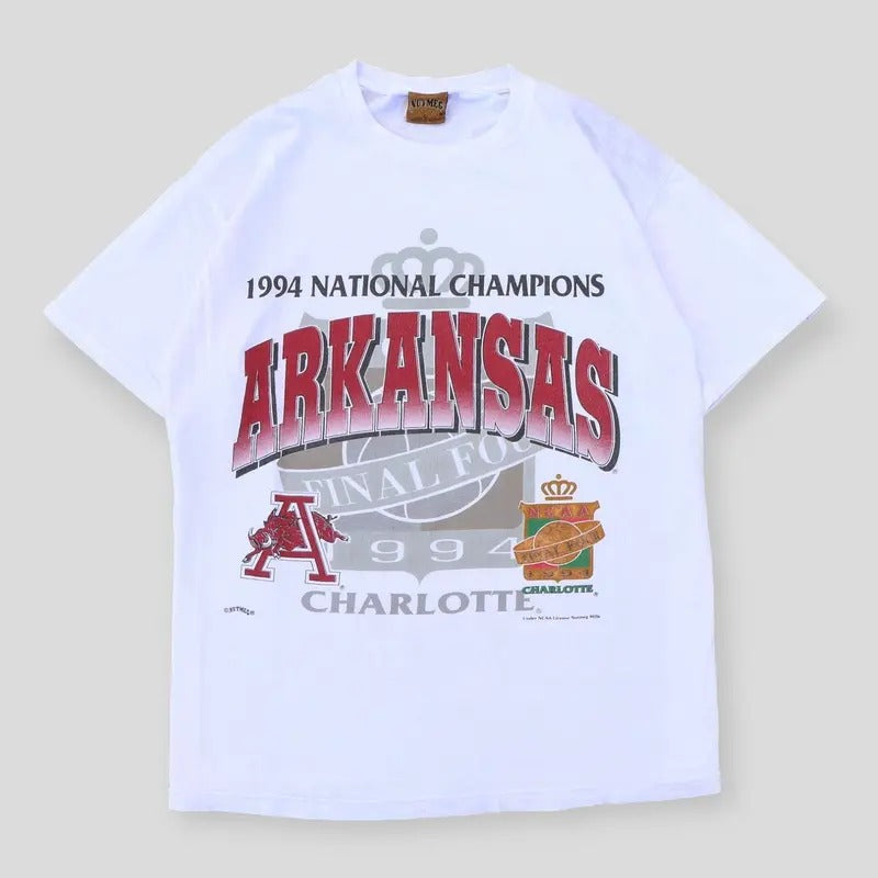 1994 National Champions Arkansas Vintage Top Menswear T-Shirts, Hoodie, Sweatshirt - T-Shirt, Sweatshirt, Hoodie