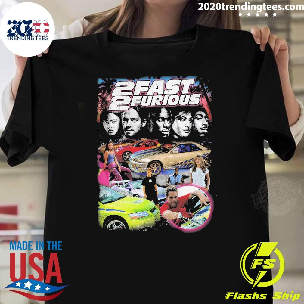 2 Fast 2 Furious Vintage Shirt Unisex T-shirt, Sweatshirt, Hoodie, Long Sleeve Tee - T-Shirt, Sweatshirt, Hoodie