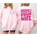 2 Sided Somebody'S Spoiled Wife Shirt Wife Funny Wife Top T-Shirts, Hoodie, Sweatshirt - T-Shirt, Sweatshirt, Hoodie