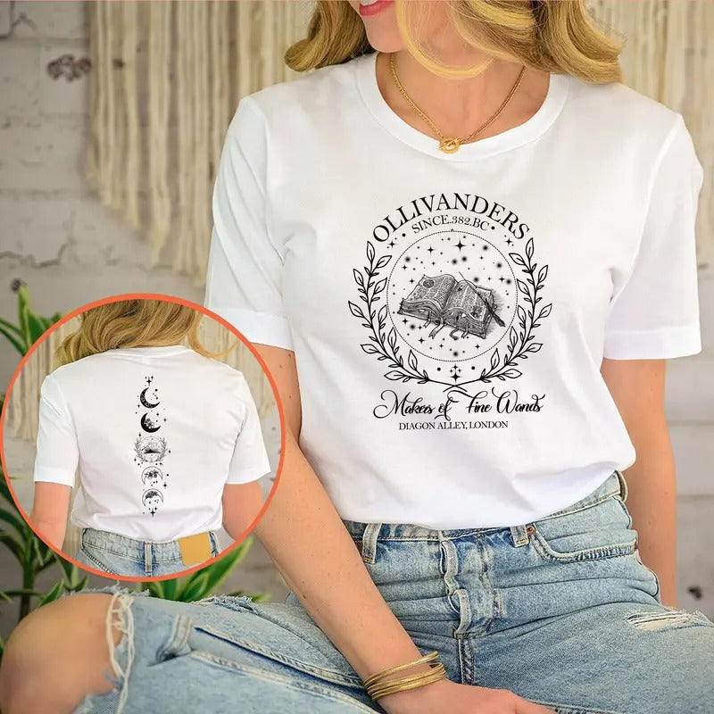 2 Sided Wizard Love Have Wizard Heart Wizard Wand Sweat Wizard Forever Wizard Castle Wizarding World Womenswear Soft Short Sleeves Fabric T-Shirts, Hoodie, Sweatshirt - T-Shirt, Sweatshirt, Hoodie