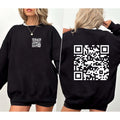 2 Sides Funny FU QR Code QR Code Her Him Classic Fabric Top T-Shirts, Hoodie, Sweatshirt - T-Shirt, Sweatshirt, Hoodie