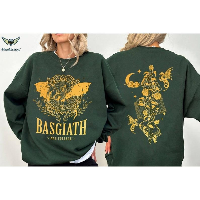 2 Slide Basgiath Shirt Basgiath War College Dragon Book Shirt Fantasy Reader Bookish Shirt Fourth Wing Dragon Rider T-Shirts, Hoodie, Sweatshirt - T-Shirt, Sweatshirt, Hoodie