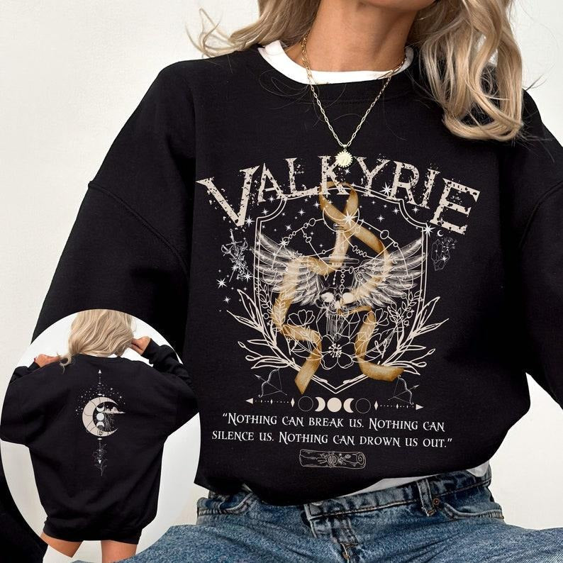 2 Slide Valkyrie ACOTAR Nesta Archeron Velaris Sarah J Maas Valkyrie Sh T-Shirts, Hoodie, Sweatshirt - T-Shirt, Sweatshirt, Hoodie