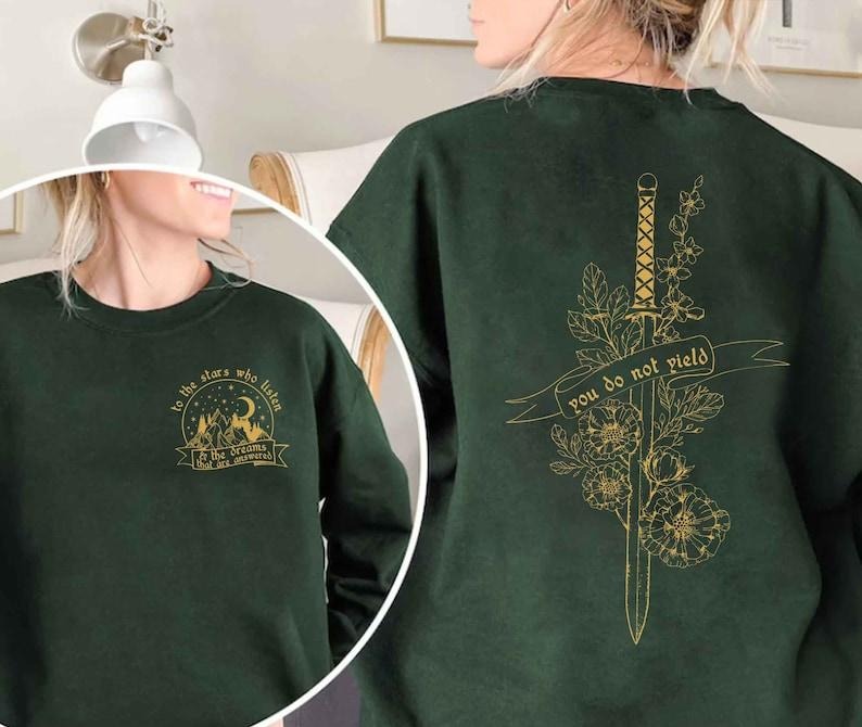 2 Slide Stars Who Listen Dream That Are Answered You Do Not Yield Shirt Thrones Glass Shirt Bookish T-Shirts, Hoodie, Sweatshirt - T-Shirt, Sweatshirt, Hoodie
