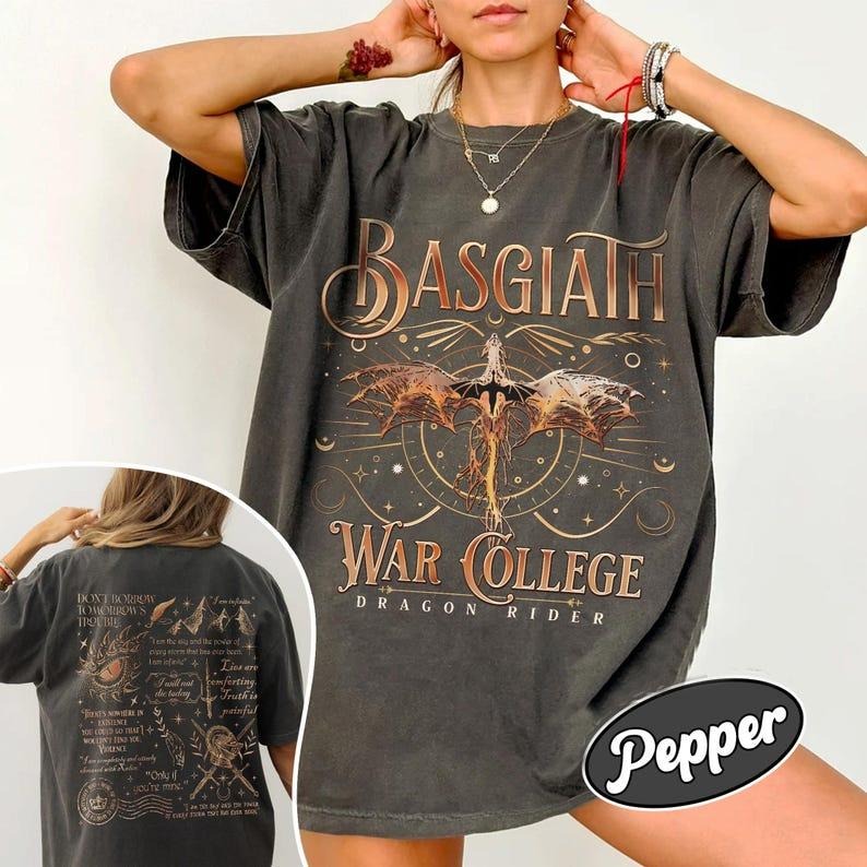2 Slides Basgiath War College Shirt Fourth Wing Shirt Xaden Riorson Fan Dragon Rider Rebecca Yarros Cotton Womenswear T-Shirts, Hoodie, Sweatshirt - T-Shirt, Sweatshirt, Hoodie