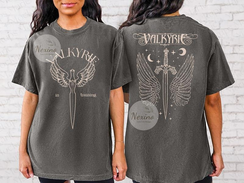 2 Sildes Acotar Valkyrie Acosf Nesta Archeron Gwyn Emerie Cassian Azriel Illyrian Training Camp Velaris Sarah J Maas Throne Glass T-Shirts, Hoodie, Sweatshirt - T-Shirt, Sweatshirt, Hoodie