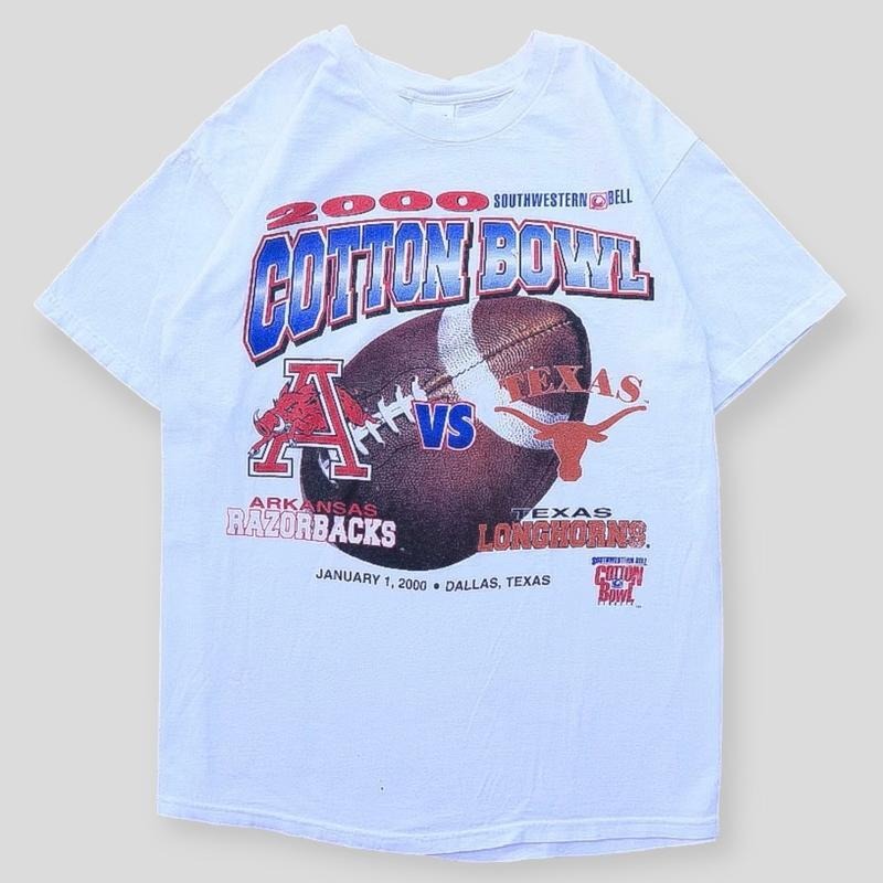 2000 VTG Arkansas VS Texas Cotton Bowl Top Round Neck T-Shirts, Hoodie, Sweatshirt - T-Shirt, Sweatshirt, Hoodie