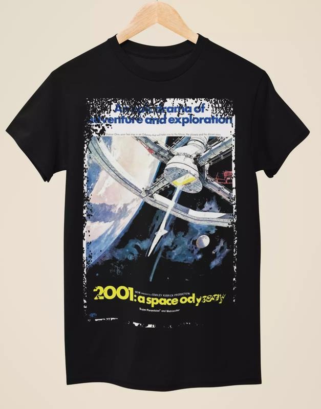2001 Space Odyssey (1968) Movie Poster Inspired Black T-Shirts, Hoodie, Sweatshirt - T-Shirt, Sweatshirt, Hoodie