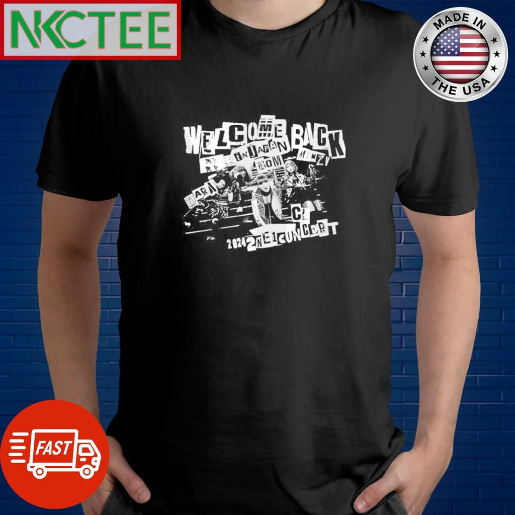 2024 2NE1 concert welcome back in Japan shirt Unisex T-shirt, Sweatshirt, Hoodie, Long Sleeve Tee - T-Shirt, Sweatshirt, Hoodie