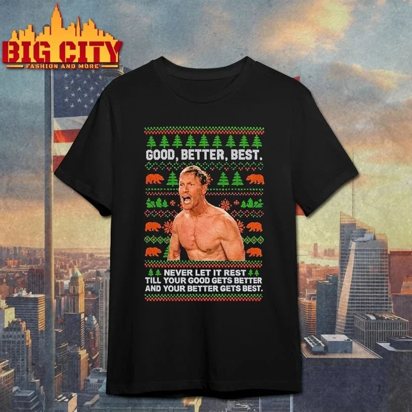 2025 Coach Ben Johnson Good Better Best ugly Christmas shirt Unisex T-shirt, Sweatshirt, Hoodie, Long Sleeve Tee - T-Shirt, Sweatshirt, Hoodie
