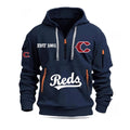 2026 Cincinnati Reds EST 1881 Quarter Zip Hoodie Unisex T-shirt, Sweatshirt, Hoodie, Long Sleeve Tee - T-Shirt, Sweatshirt, Hoodie