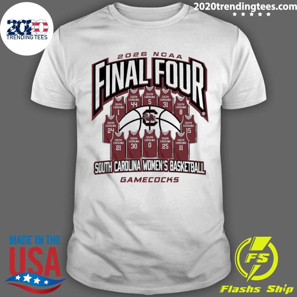 2026 NCAA Final Four South Carolina Womens Basketball Gamecocks Shirt Unisex T-shirt, Sweatshirt, Hoodie, Long Sleeve Tee - T-Shirt, Sweatshirt, Hoodie
