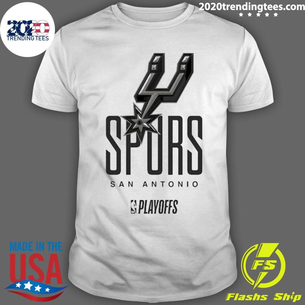 2026 Nba Playoffs San Antonio Spurs Logo Shirt Unisex T-shirt, Sweatshirt, Hoodie, Long Sleeve Tee - T-Shirt, Sweatshirt, Hoodie