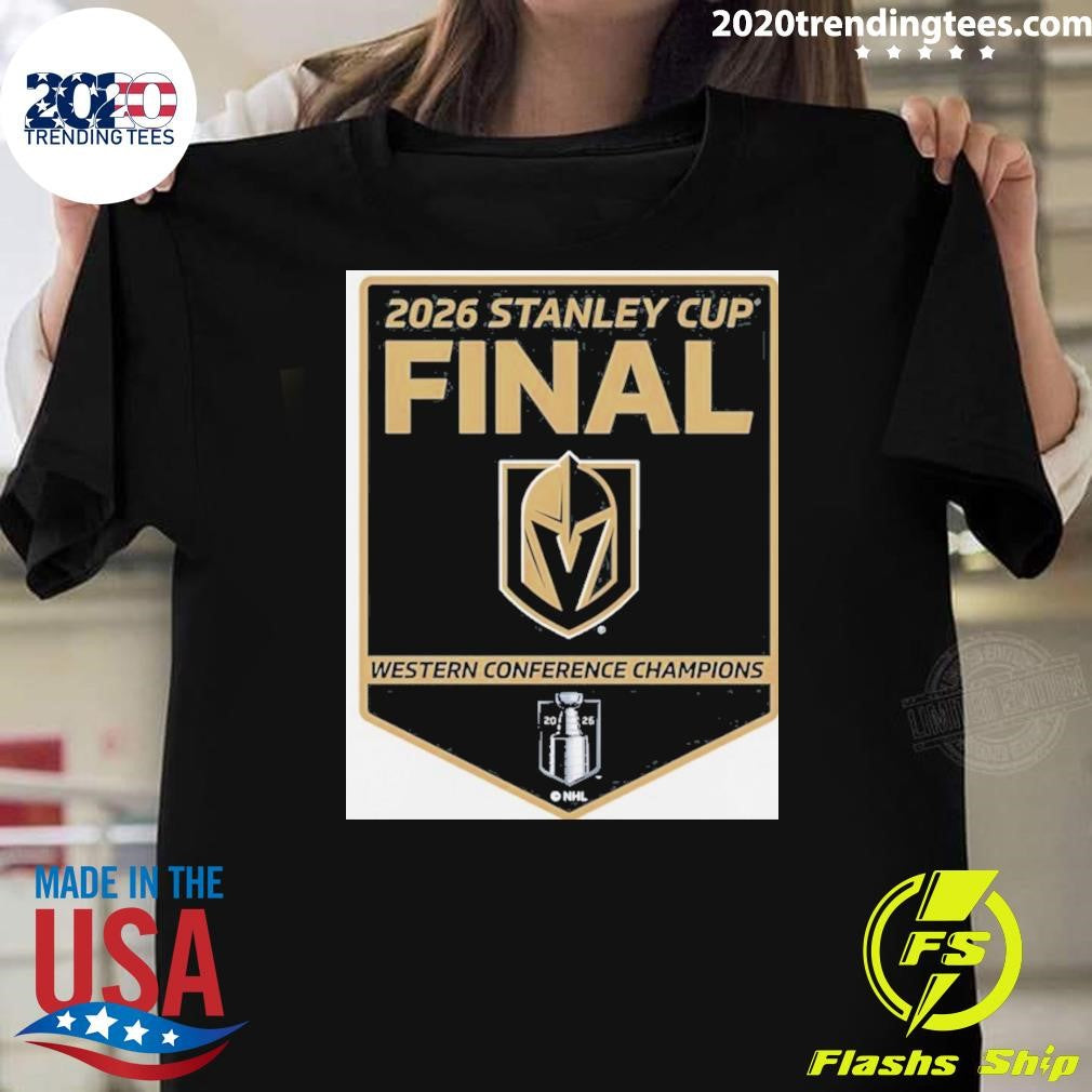 2026 Nhl Western Conference Champions Vegas Golden Knights Shirt Unisex T-shirt, Sweatshirt, Hoodie, Long Sleeve Tee - T-Shirt, Sweatshirt, Hoodie