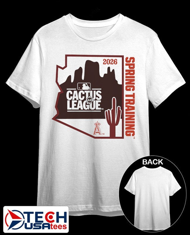 2026 Spring Training Cactus League Los Angeles Angels shirt Unisex T-shirt, Sweatshirt, Hoodie, Long Sleeve Tee - T-Shirt, Sweatshirt, Hoodie