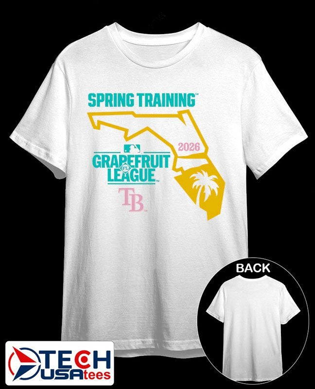 2026 Spring Training Grapefruit League Tampa Bay Rays shirt Unisex T-shirt, Sweatshirt, Hoodie, Long Sleeve Tee - T-Shirt, Sweatshirt, Hoodie
